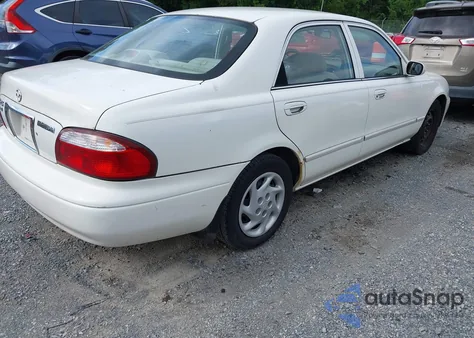 2000 Mazda 626 Es/Lx из США, поврежденный, VIN 1YVGF22C6Y5139588